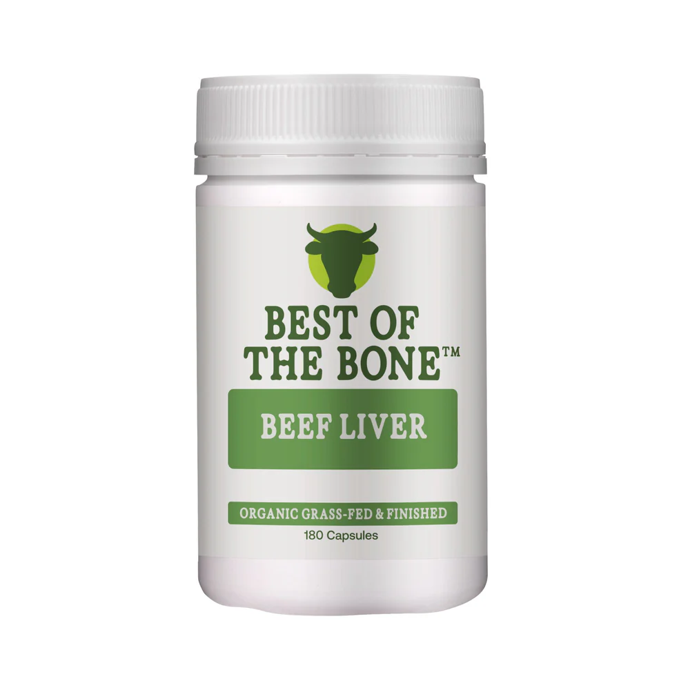 Best of the Bone - Organic Beef Liver - 180 Capsules
