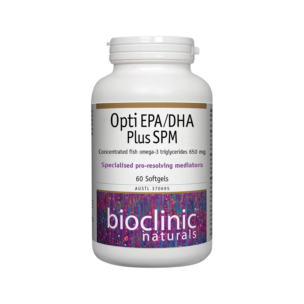 Bioclinic Naturals - Opti EPA/DHA Plus SPM - 120 Capsules