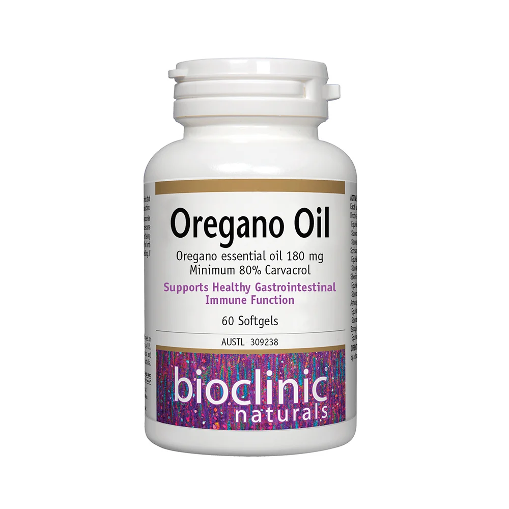 Bioclinic Naturals - Oregano Oil - 60 Capsules