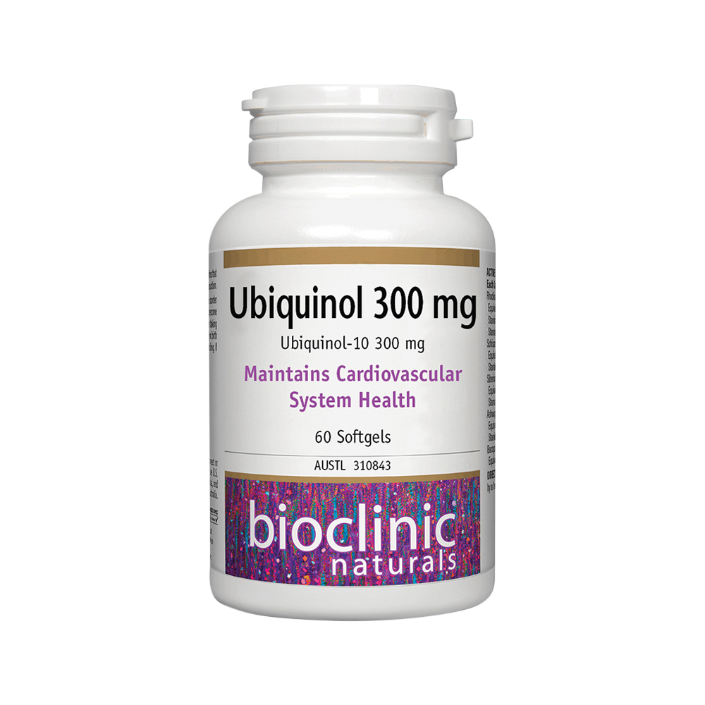 Bioclinic Naturals - Ubiquinol 300mg - 60 Capsules