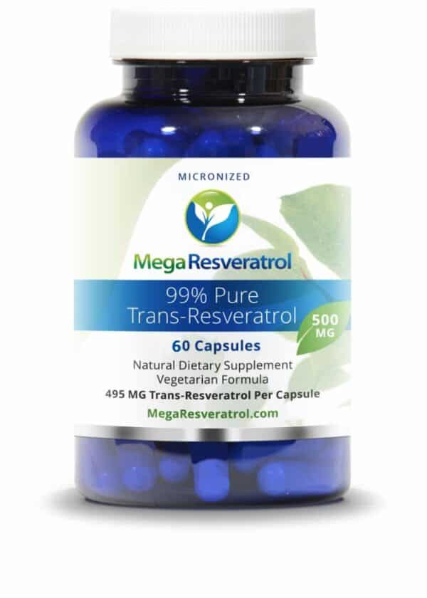 Mega Resveratrol - 99% 500mg - 60 Capsules