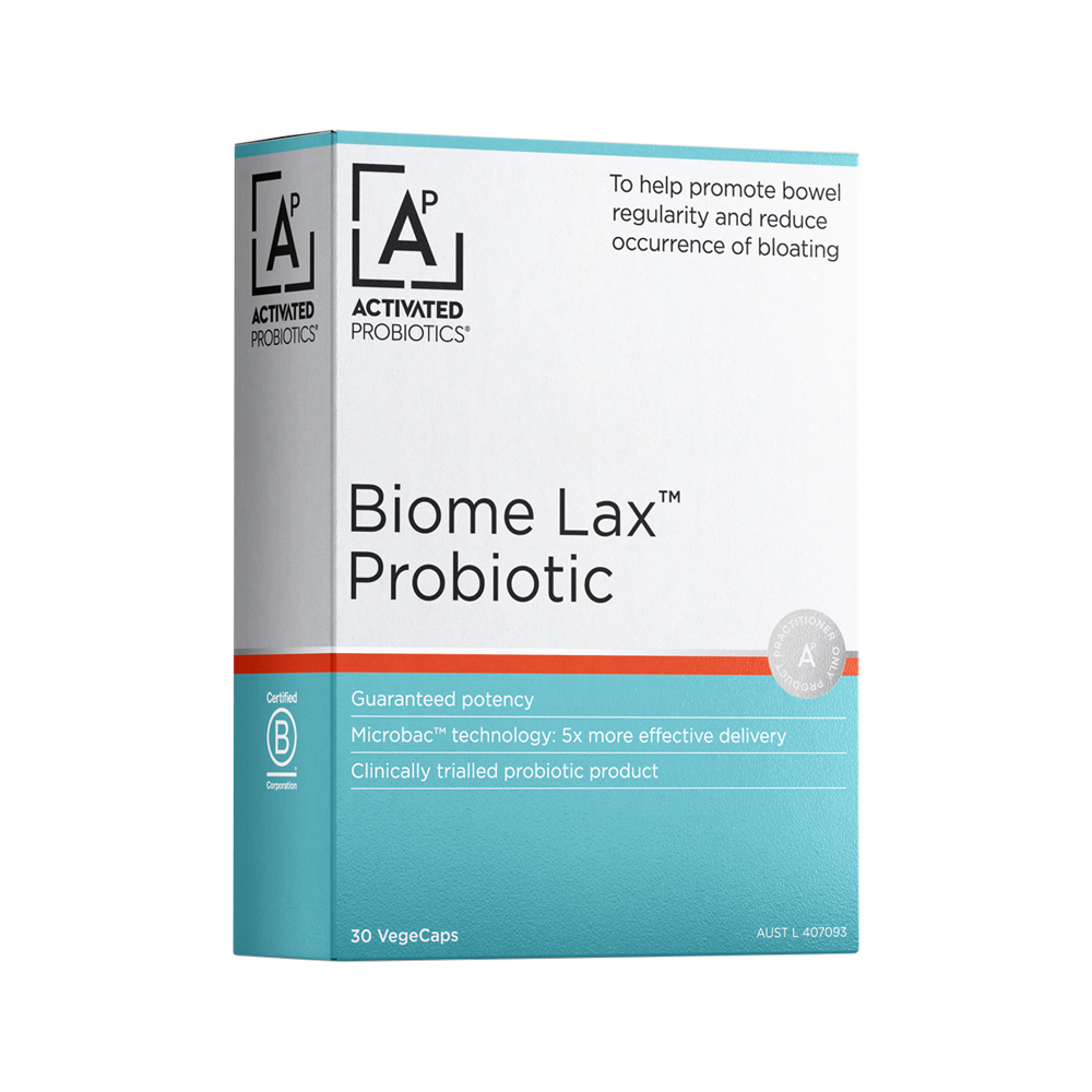 Activated Probiotics - Biome Lax Probiotic - 30 Capsules