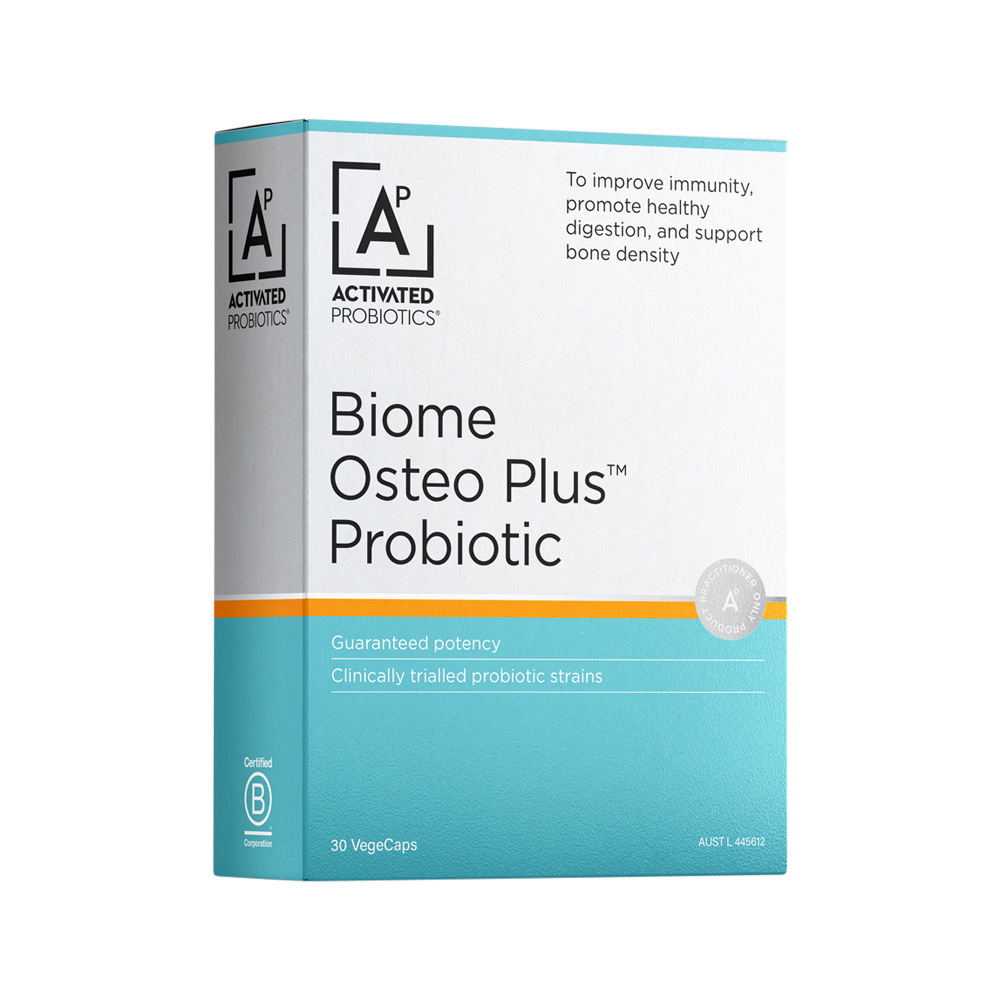 Activated Probiotics - Biome Osteo Plus Probiotic - 30 Capsules