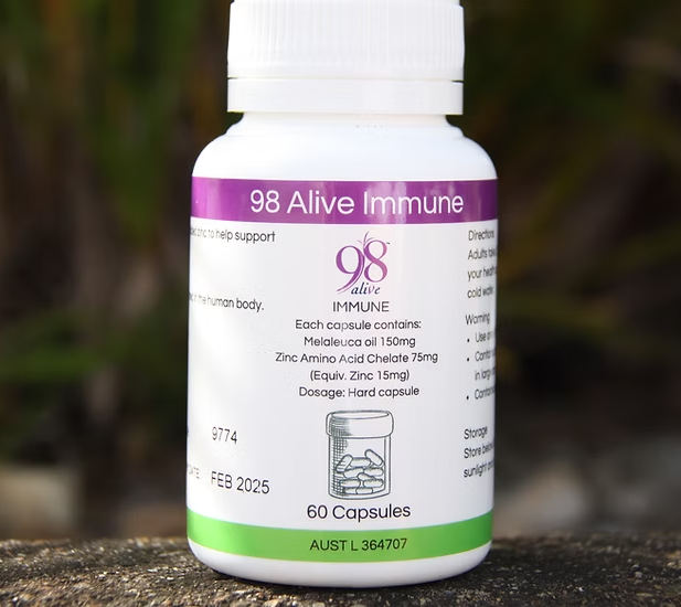 98 Alive - Immune Support - 60 Capsules